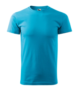 T-shirt Basic turkusowy