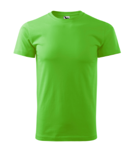 T-shirt Basic zielone jabłuszko