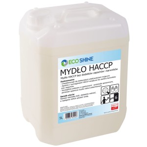 Mydło w płynie HACCP  5l do mycia rąk o neutralnym pH, bez barwników i zapachu