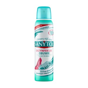 Sanytol spray dezynfekcja dezodorant do obuwia 150 ml