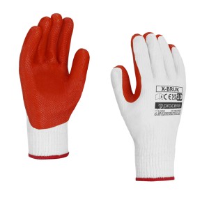 Rękawice robocze powlekane lateksem grube Procera X-BRUK r. 10 - XL