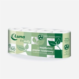 Papier toaletowy Luna Friendly 50m 8 szt.