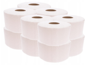 Papier toaletowy Jumbo fi19 12 sztuk biały