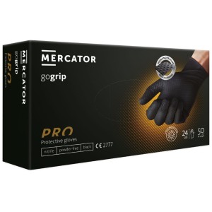 Rękawice nitrylowe Gogrip 50 szt. - diamentowa tekstura