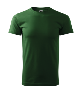 T-shirt Basic butelkowa zieleń