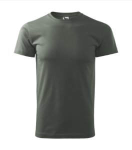 T-shirt Basic ciemny khaki