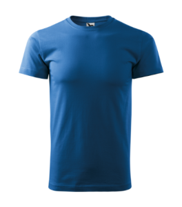T-shirt Basic lazurowy