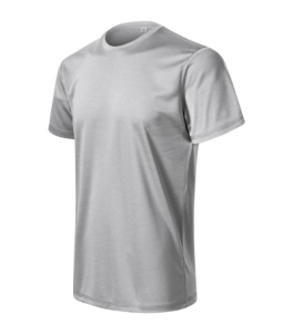 Koszulka t-shirt szybkoschnąca Chance GRS srebrny melanż