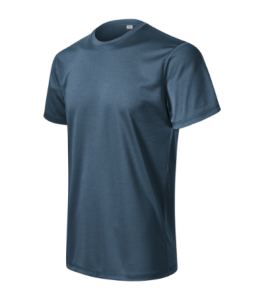 Koszulka t-shirt szybkoschnąca Chance GRS ciemny denim melanż